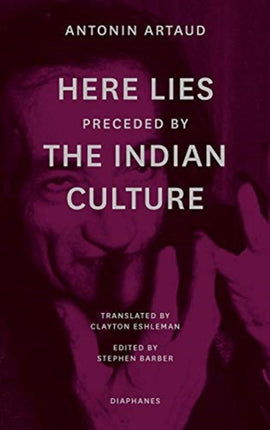 "Here Lies" preceded by "The Indian Culture"