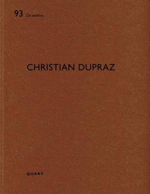 Christian Dupraz: De aedibus 93