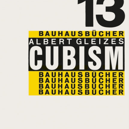 Cubism: Bauhausbucher 13