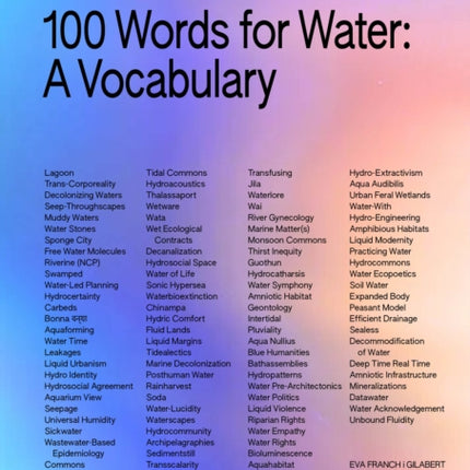 100 Words for Water