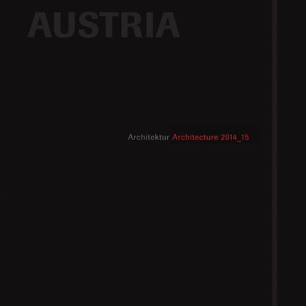 Best of Austria – Architecture 2014—15