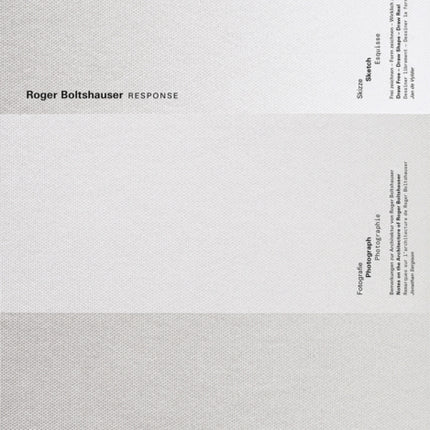 Roger Boltshauser - Response