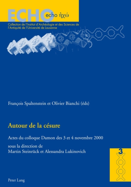 Autour de la Césure: Actes Du Colloque Damon Des 3 Et 4 Novembre 2000