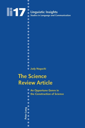 The Science Review Article: An Opportune Genre in