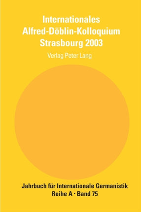 Internationales Alfred-Doeblin-Kolloquium