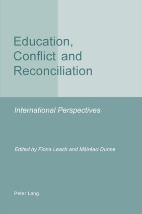 Education, Conflict and Reconciliation: