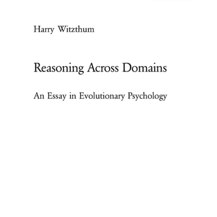 Reasoning Across Domains: An Essay in