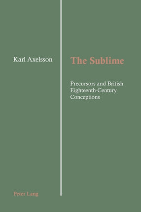 The Sublime: Precursors and British