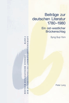 Beitraege zur deutschen Literatur 1780-1980: Ein