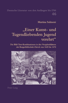 Einer Kunst- und Tugendliebenden Jugend verehrt: