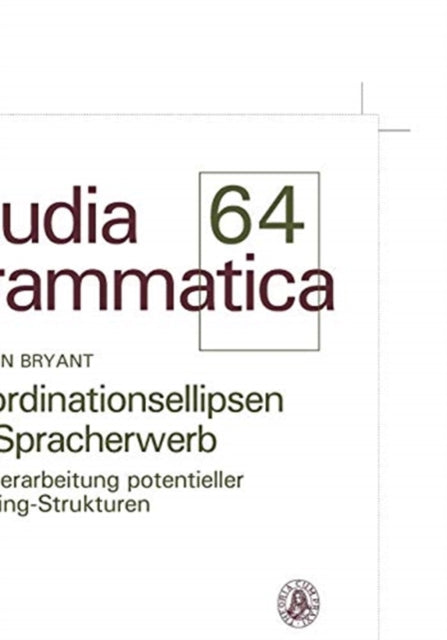 Koordinationsellipsen Im Spracherwerb: Die