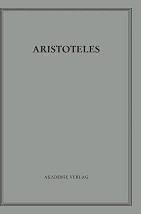 Analytica Priora. Buch I