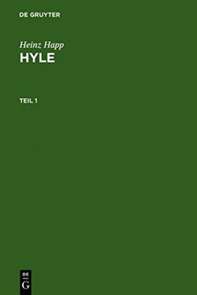 Hyle: Studien Zum Aristotelischen Materie-Begriff