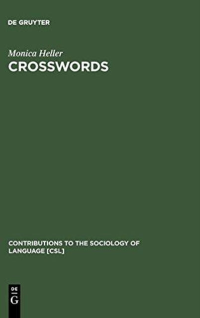 Crosswords: Language, Education and Ethnicity in French Ontario