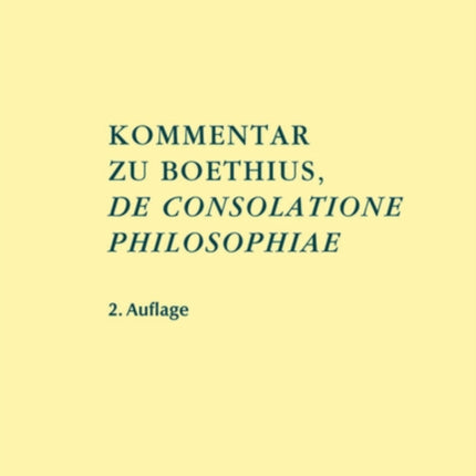 Kommentar zu Boethius, 'De consolatione philosophiae'