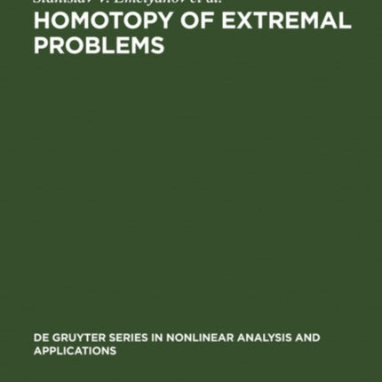 Homotopy of Extremal Problems: Theory and Applications