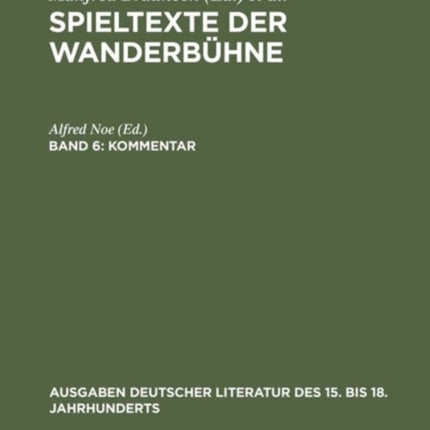 Kommentar zu Band I–V