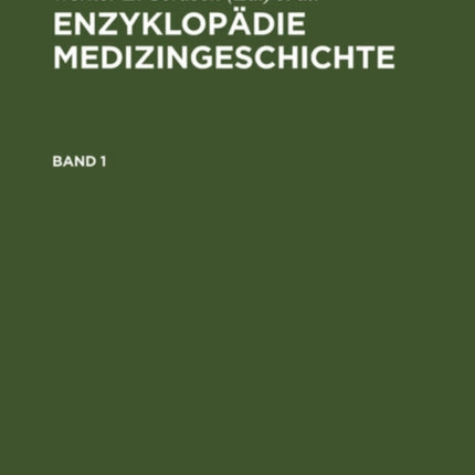 Enzyklopädie Medizingeschichte