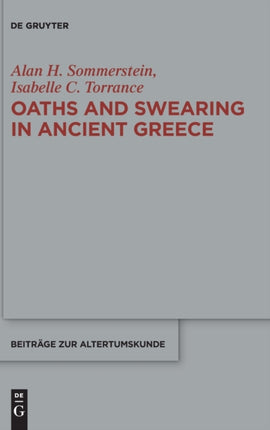 Oaths and Swearing in Ancient Greece