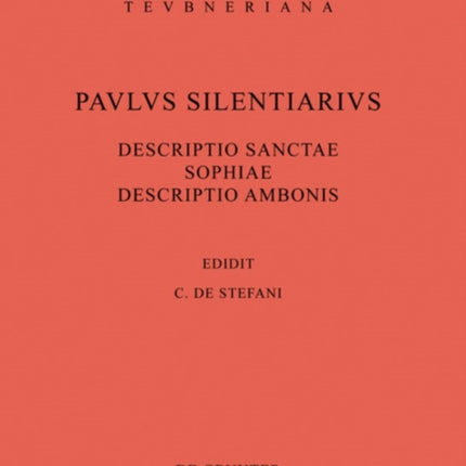 Descriptio Sanctae Sophiae. Descriptio Ambonis