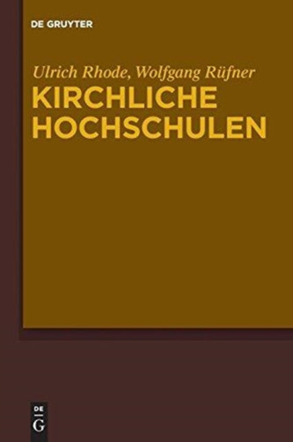 Kirchliche Hochschulen: Referate des Symposiums