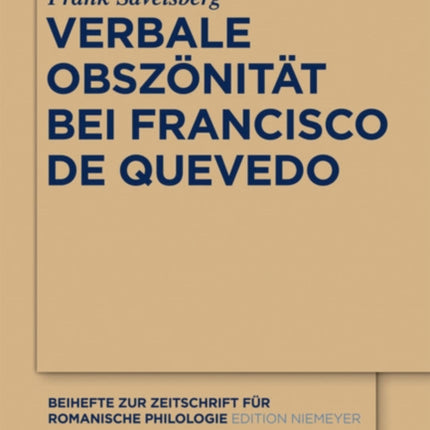 Verbale Obszönität bei Francisco de Quevedo