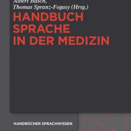 Handbuch Sprache in der Medizin