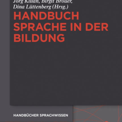 Handbuch Sprache in der Bildung