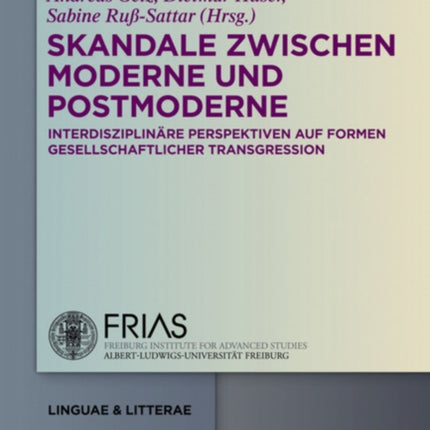 Skandale zwischen Moderne und Postmoderne