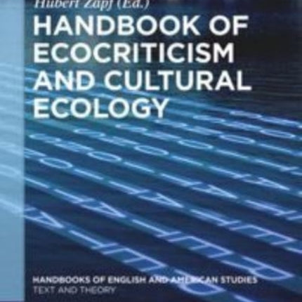 Handbook of Ecocriticism and Cultural Ecology