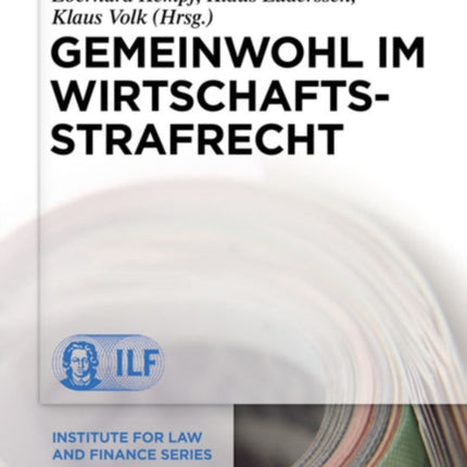 Gemeinwohl im Wirtschaftsstrafrecht
