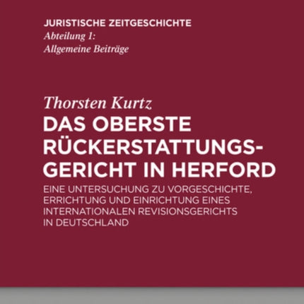 Das Oberste Rückerstattungsgericht in Herford