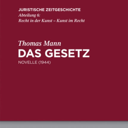 Das Gesetz: Novelle (1944)