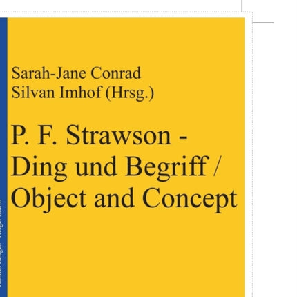 P. F. Strawson - Ding und Begriff / Object and