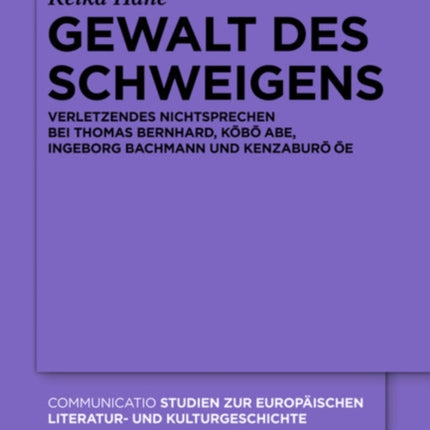 Gewalt des Schweigens