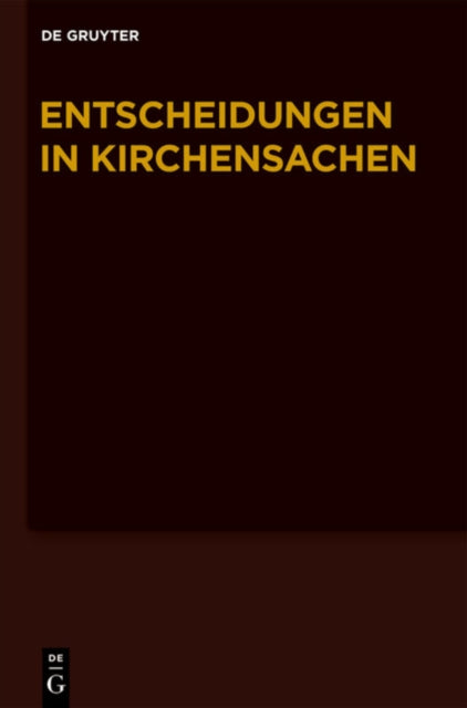 Entscheidungen in Kirschensachen Seit 1946 - 1.1.-30.06.2011