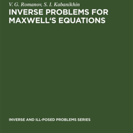 Inverse Problems for Maxwell's Equations