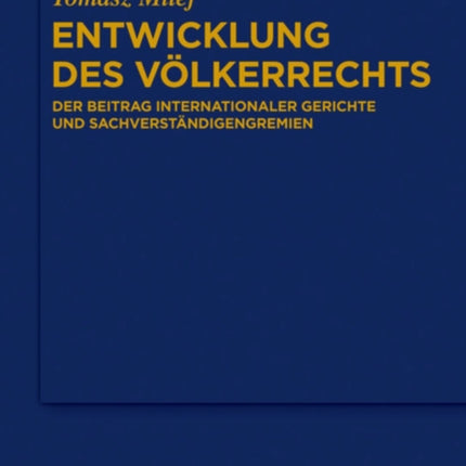 Entwicklung des Völkerrechts
