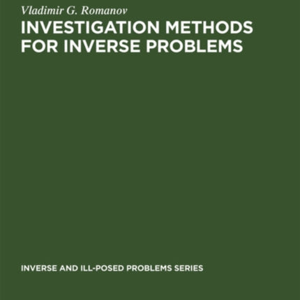 Investigation Methods for Inverse Problems