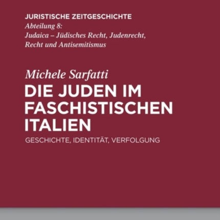 Die Juden im faschistischen Italien