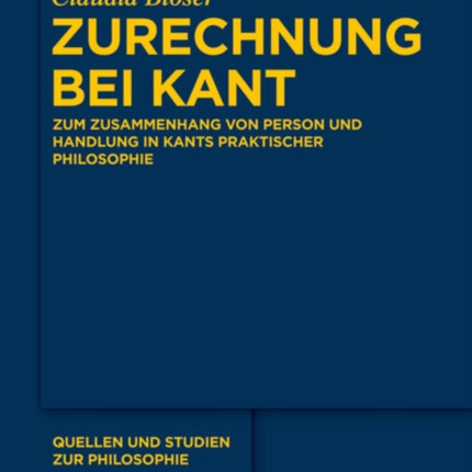 Zurechnung bei Kant
