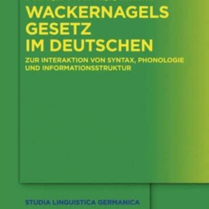 Wackernagels Gesetz im Deutschen