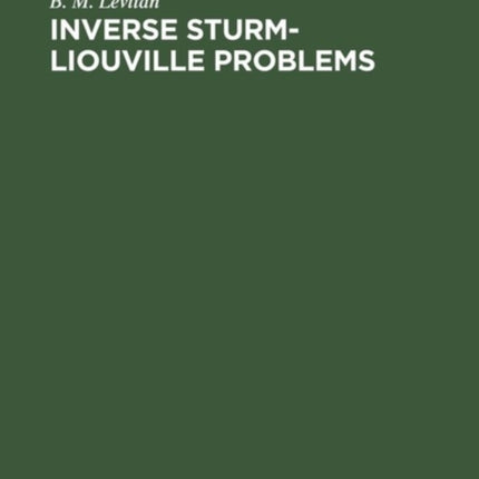 Inverse Sturm-Liouville Problems