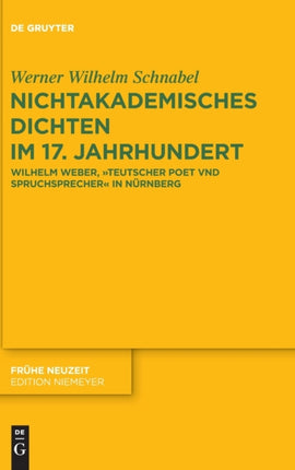 Nichtakademisches Dichten im 17. Jahrhundert
