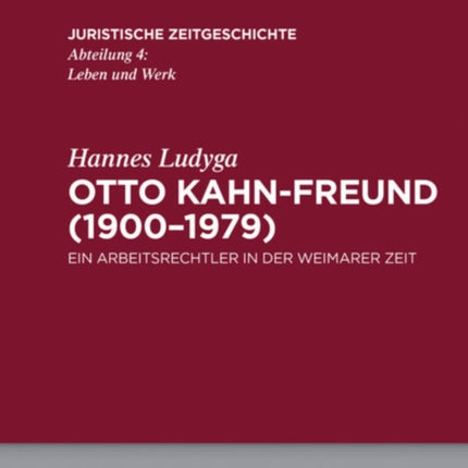 Otto Kahn-Freund (1900-1979)