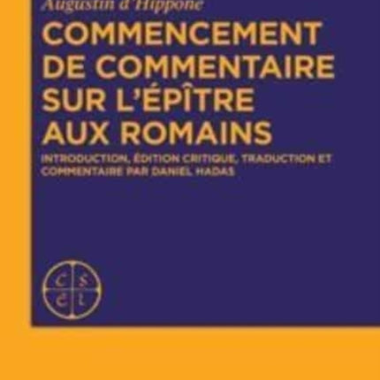 Commencement de commentaire sur l'épître aux Romains