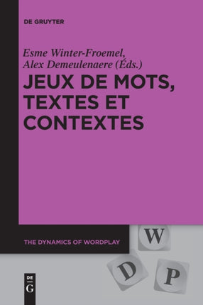 Jeux de Mots, Textes Et Contextes