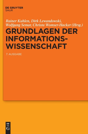 Grundlagen der Informationswissenschaft