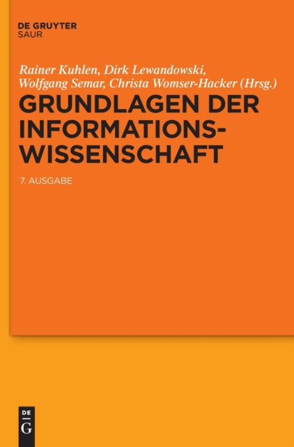 Grundlagen der Informationswissenschaft