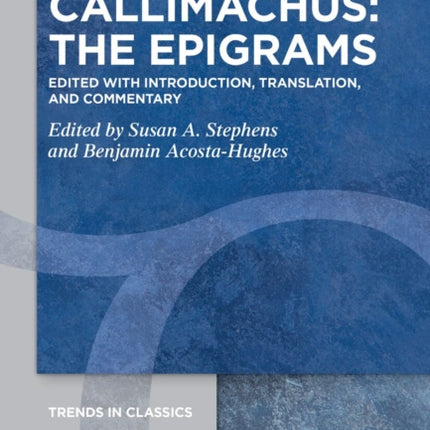 Callimachus The Epigrams